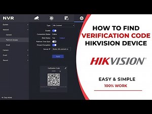 How To Find Hikvision DVR Verification Code For Hik Connect Hikvision