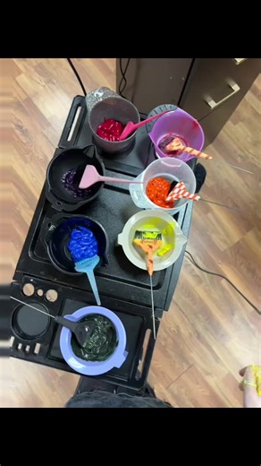 did someone say ‼️🌈rainbow hair 🌈‼️absolutely love how this turned out! #vividhair #reddinghair #hairtok #fyp #rainbowhair