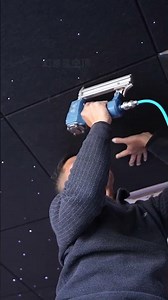 DIY Galaxy Ceiling 🌌 Step-by-Step Fiber Optic Light Setup#DIYLights #FiberOpticLights #CeilingDesign