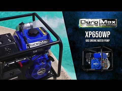 Drain Your Pool in MINUTES! DuroMax 7-Hp 220-Gpm 3,600-Rpm Gasoline Engine Portable Water Pump