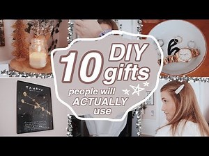 10 DIY CHRISTMAS/HOLIDAY GIFTS (that people can ACTUALLY use)