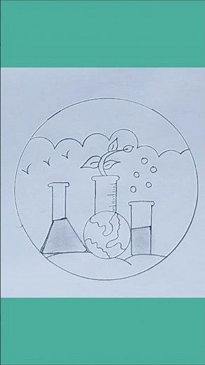 Science Day Diagram (Poster Drawing)//Science Project//Poster Drawing#sciencediagram #shorts #poster