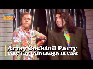 Artsy Cocktail Party | WIth Tiny Tim | Rowan & Martin's Laugh-In