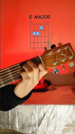 E major Guitar chord ✅|| let's begin || you can play #guitar #shorts