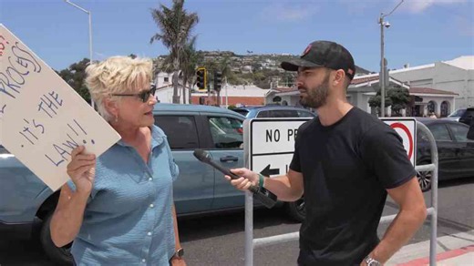 I don't want to answer your questions! - Anti-ICE protester walks out mid-interview