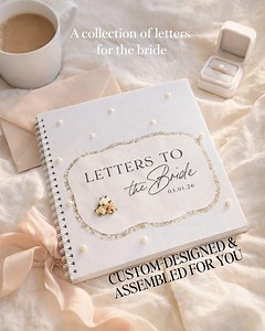 Custom Letters to the Bride Scrapbook | Wedding Keepsake Gift for Bride - Etsy Australia