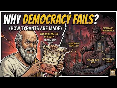 Why DEMOCRACY FAILS? Plato’s Republic Books 8–9 (Tyranny Explained)