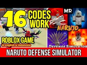 All CODES WORK Naruto Defense Simulator ROBLOX New MR Update