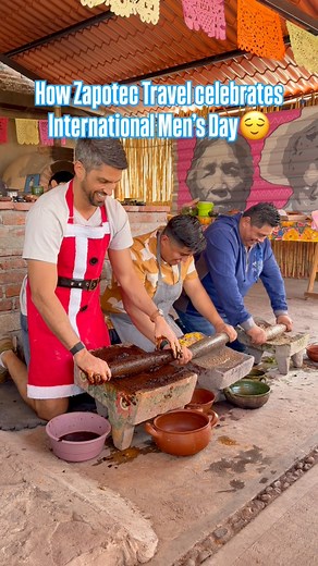 In Oaxaca, we’re still celebrating International Men’s Day😌💅🏽 Upcoming November/December experiences in Oaxaca 🐦‍🔥Sat, Nov 22 - Monte Albán Alebrijes Half Day (Group 2) 🌈Mon, Nov 24 - Red Pottery Mole Rainbow Tortilla Cooking Class Mezcal Tasting (Group 1) 🏞️Mon, Nov 24 - Las Salinas Dip, Agave fields Harvest (Group 2) 🧶Wed, Nov 26 - Monte Alban Alebrijes Ceramics Textiles 🏺Fri, Nov 28 - Red Pottery Mole & Rainblow Tortilla Class 🥃Sun, Nov 30 - Monte Alban Pottery Mezcal (Agave Fields 