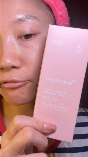 Medicube collagen night wrapping mask review!!!
