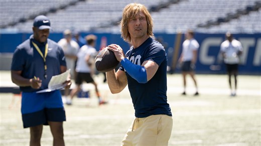 Chad Powers review: Glen Powell takes Eli Manning's sketch to absurd levels