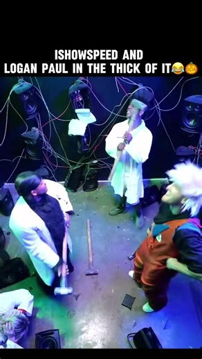 I think they’re in the thick of it😂❄️ #ksi #ishowspeedclipz #loganpaul #mrbeast #funny