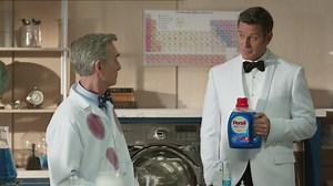 Bill Nye appears in Persil Proclean Super Bowl 51 commercial