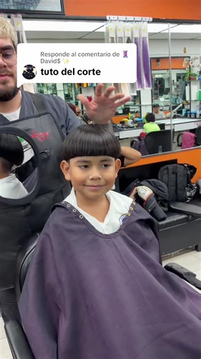 Respuesta a @💈David$ ✨️ Corte hongo 🍄 para niño. #barbershop #barber #fypシ゚viral #barberworld #barberworld
