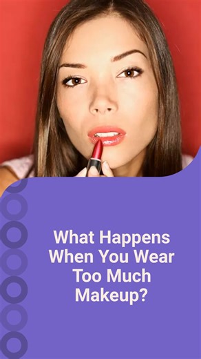 How much makeup is too much makeup? #makeupaddict #makeuplover #skincaretips | StyleCraze.com