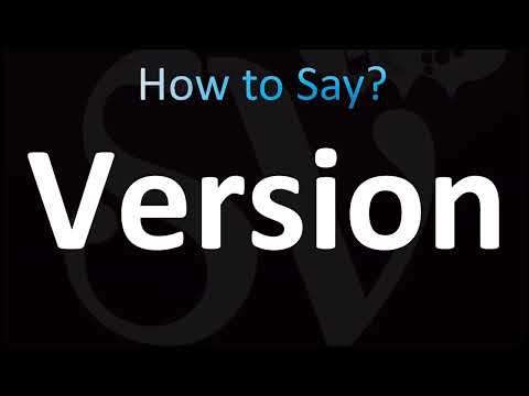 How to Pronounce Version? (2 CORRECT WAYS!)