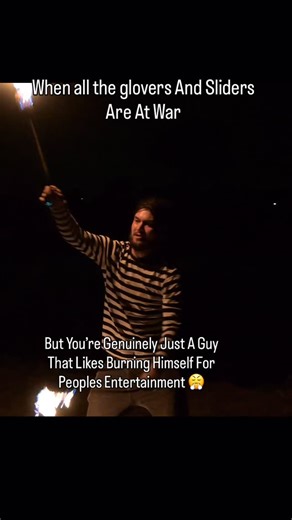 Eagles_fire_arts on Instagram: "It Was All Fine Until The Fire Nation Attacked 😤🔥 Thought All The Glovers Vs Slider Content I’ve Been Seeing Was Funny So Heres This. See Y’all In Two Days With The Regularly Scheduled Poi Boi Vids 🫡 #glovers #sliders #teamglover #teamslider #teamfushigi #poi #firepoi #poiflow #poiperformance #flowonfire #flow #objectmanipulation #satisfying #flowarts #juggling #juggler #performance #redbull #ultrapoi"