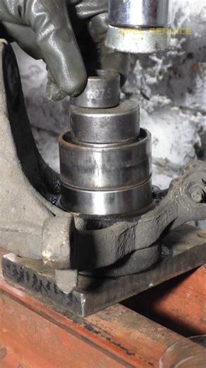 our_opel_service on Instagram: "bearing pressed in — garage tricks on the press . . . #carrepair #mechanic #diygarage"