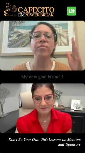 Sometimes the biggest barrier isn’t the lack of opportunity, it’s becoming our own “no.” 🎤Cafecito conversations featuring Mercedes Sullivan (Guest) & Lizette Ibarra (Host)