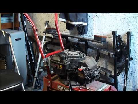 Solving a rotovator not starting problem. Starts but stops after a few seconds.