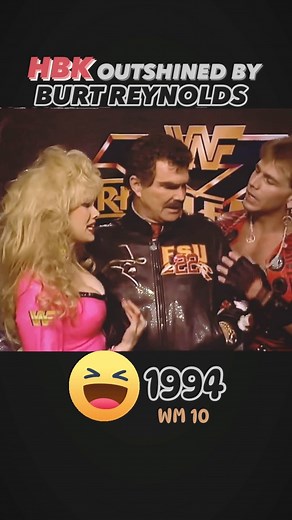 i_amwrestling on Instagram: "Rhonda Shear, 💕 Shawn Michaels & Burt Reynolds Share a Promo at WrestleMania X in 1994 💔 with Todd Pettingill 🎤 Is This Where HBK Got All His Moves From? 😂😂😂 . . . . . #wwe #hbk #wrestling #prowrestling #nostalgia #legend #wwf #nxt #newyork #reelsinstagram #explore"