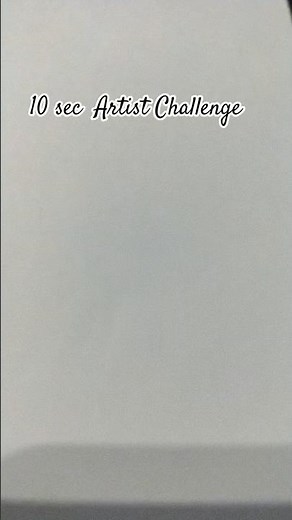 10 Seconds artist challenge #artist #art #drawing #speeddraw #fyp