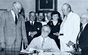 American Rhetoric: Franklin D. Roosevelt - Speech Upon Signing the Social Security Act