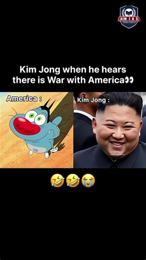 When Kim Jong Un Finds Out About War 😂 #memes #trending #shorts