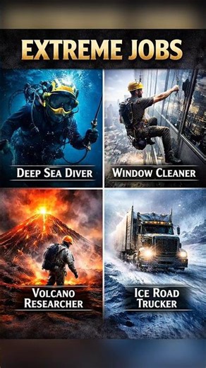 Extreme Jobs Around the World #shorts #ExtremeJobs