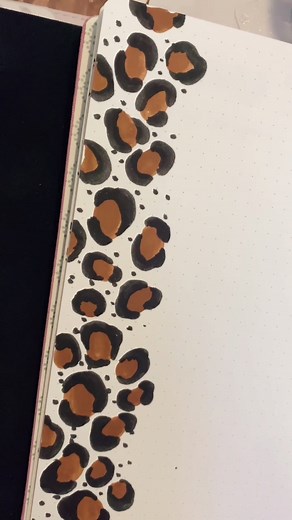 How to Draw Leopard Print Easily