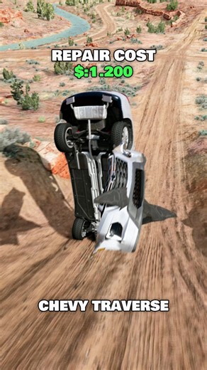 How much does it cost to repair the car after the jump? #beamng #beamngdrive #carstiktok #gaming #viral | Diary1driver