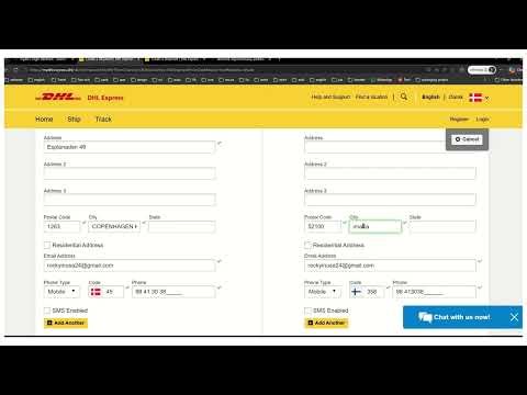 Dhl Return label