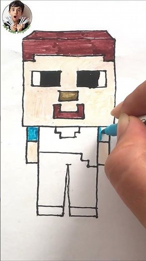 How to Draw Steve MINECRAFT | Easy Drawing | Step by step Tutorial | #ArtWithPriyansh