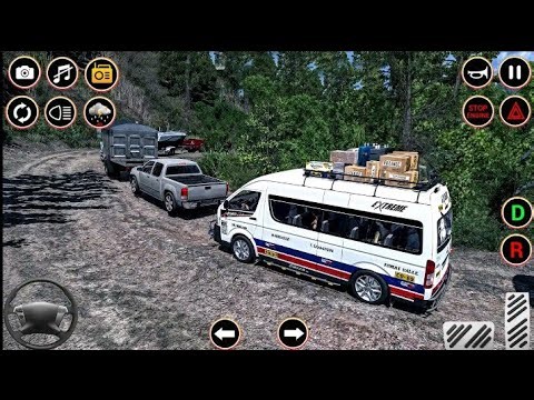 Mini Bus Driving Simulator Game 🎮 - City Mini Coach Bus Simulator Gameplay 🔥.