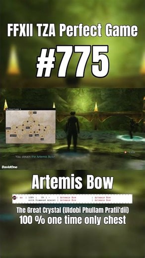 FFXII Perfect Game 775 | Artemis Bow Chest #Shorts #FinalFantasy #Gaming #RetroGaming
