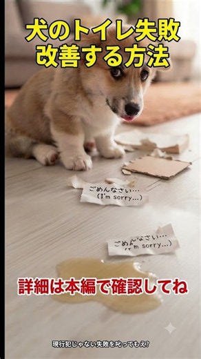 犬のトイレ失敗改善 # 子犬トイレ失敗
