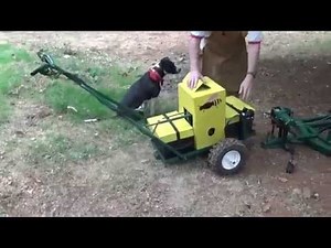 Introducing the new Electric tractor and backhoe unit from thegreensmachines.com