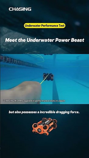 Meet the Underwater Power Beast - CHASING UNDERWATER DRONE -