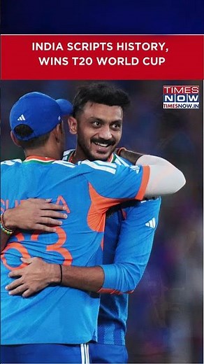 India Vs New Zealand: India Defeats New Zealand, Scripts History & Wins T20 World Cup #shorts