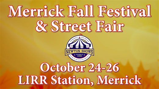 🍂 The Annual Merrick Fall Festival & Street Fair Is This Weekend! 📅 October 24–26 Get ready for 3 days of family fun, local pride, and fall excitement right in the heart of Merrick! 🎡 Amazing Carnival Rides for All Ages 🛍️ Local Merchants & Professionals on Display 🎩 Magic Show & Free Live Entertainment 🐴 Petting Zoo & Pony Rides 🎁 Craft & Gift Vendors 💰 Special Merrick Super Sales 🍿 Tasty Food & Refreshments For full event details: https://www.merrickchamber.org/ 🔥 SAVE $10 on Unlimit
