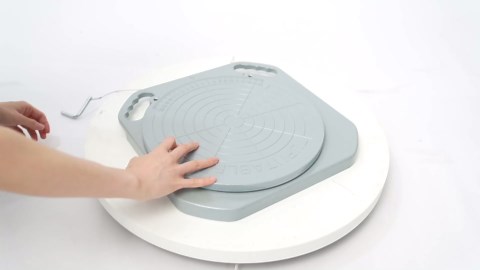 2Pcs Wheel Alignment Tool Turn Plates, 345mm Wheel Alignment Tool Turntable 360° Rotating Turn Plate Table Car Truck Front End Wheel Alignment Turn Plate Tool
