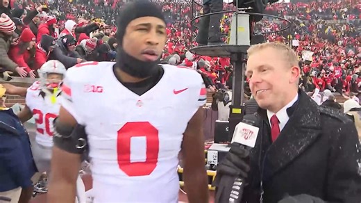 Dave Holmes TV caught up with Sonny Styles after the Buckeyes beat the Wolverines 27-9 | WSYX ABC 6