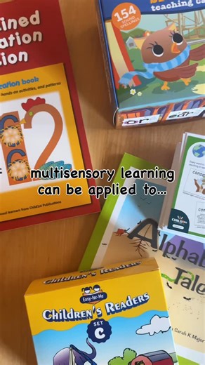 Multisensory learning is for EVERY subject! Learning sticks when you see it, hear it, and move with it. Engaging the senses helps concepts click for ALL types of learners 🙌 #multisensorylearning #rightbrain #rightbraineducation #learntoread #sightwords #visuallearning #younglearners #kinestheticlearning | Child1st Publications LLC