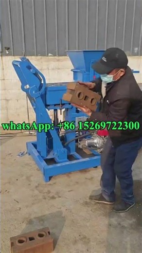No Kiln Needed High Pressure Eco Bravo Clay Interlocking Brick Machine with diesel engine drive #btc