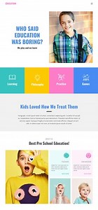 Fun of learning in school - Website Template by Nicepage