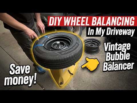 Balancing My Tires Using a Patented Method from 1961 and a Bubble Balancer from the 1980's - DIY