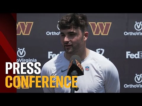 QB Sam Howell speaks with the media after today's OTA | Washington Commanders