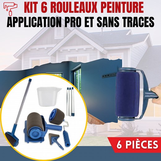 Marre des pinceaux qui font des traces ? 😫 Paint Runner Pro : peinture rapide et nette, sans effort. ✅ Rouleau sans couture pour une finition parfaite. ✅ Pinceaux et brosses inclus pour tous les coins. ✅ Poignée ergonomique, fini la fatigue ! Déjà adopté par des centaines de bricoleurs au Sénégal 🇸🇳 Commandez maintenant ! ⚡ Livraison gratuite — Paiement à la livraison. Stock limité ! | Milcah cetlop Euphemia