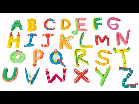 Learn the Alphabets Letters with Play Doh for Kids