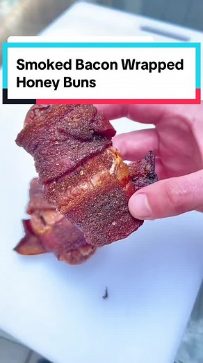 Replying to @user1537483769348 Smoked Bacon Wrapped Honey Buns #healthy #fitfood #fitness #weightloss